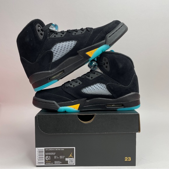 Nike Air Jordan 5 Retro GS “Aqua” 2023 - Picture 3 of 4